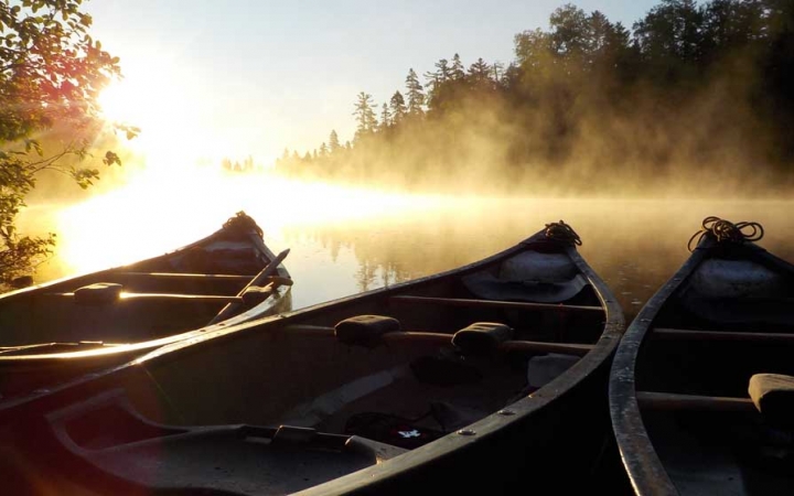 outdoor expedition in maine